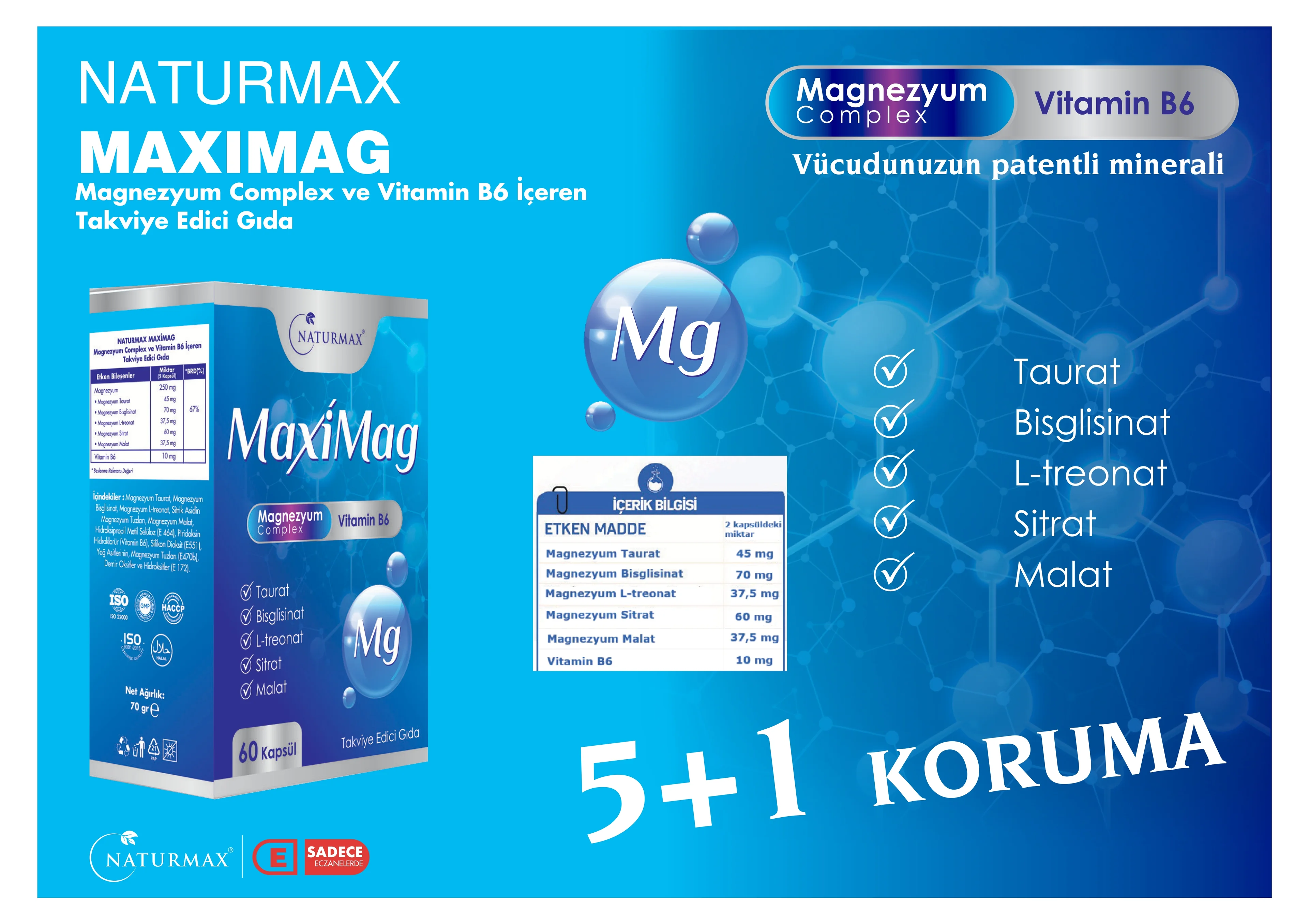 NATURMAX MAXİMAG 60 VG CAP.