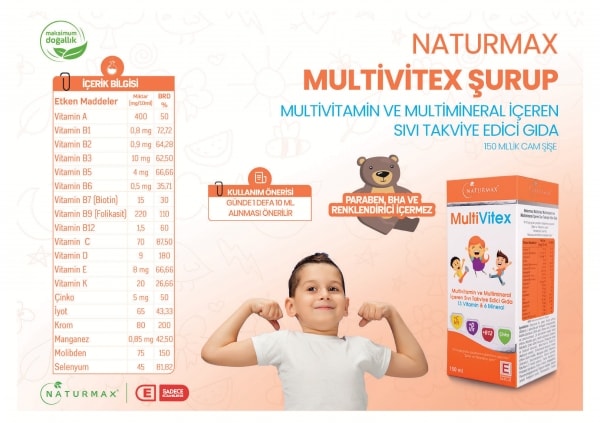 NATURMAX MULTIVITEX SURUP 150 ML