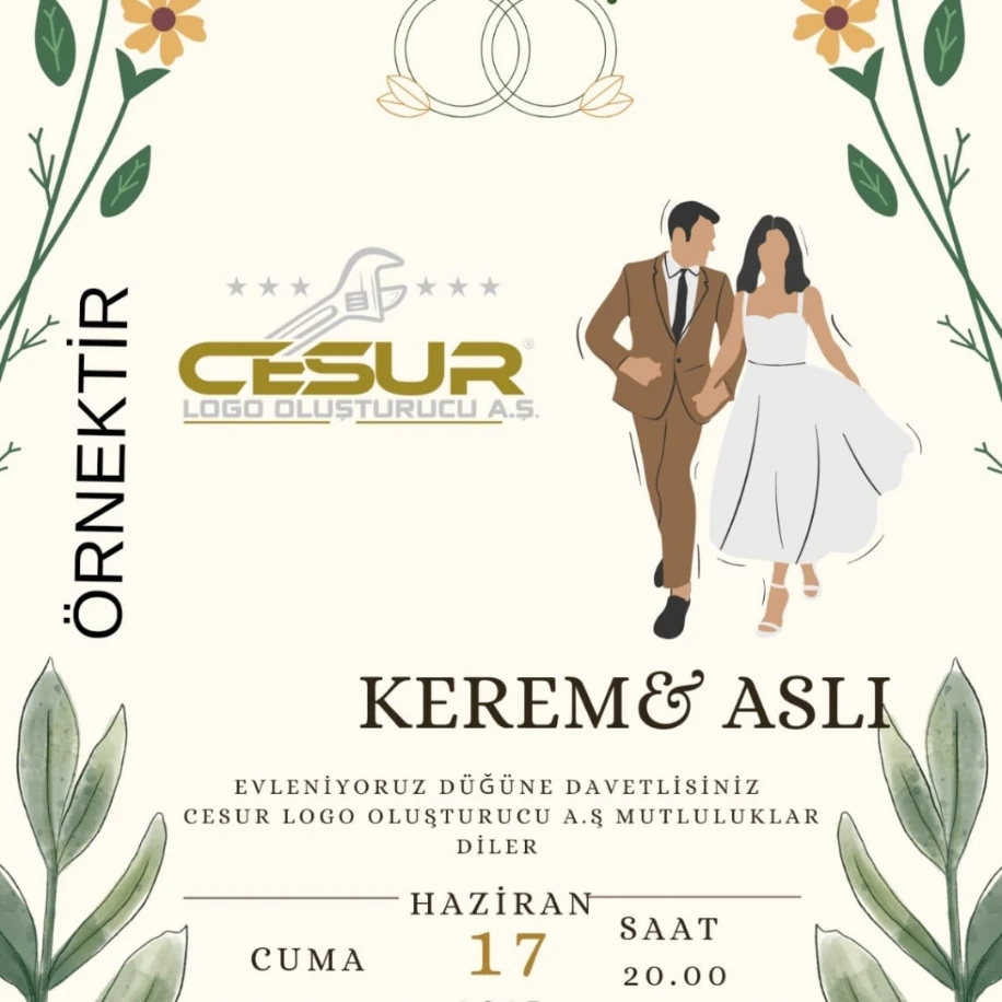 ARTIK DÜĞÜN DAVETİYESİ DİJİTAL' DE