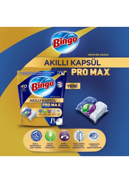 Bingo Akıllı Kapsül Pro Max Hepsi Bir Arada 40'lı