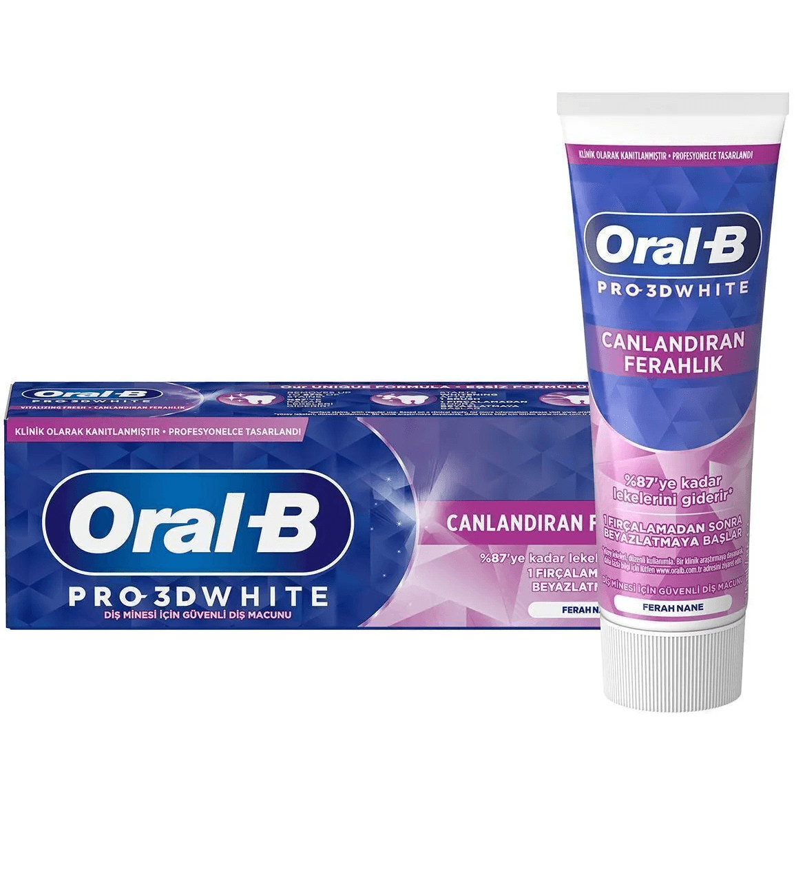 Oral-B Pro-3d White Canlandıran Ferahlık 75 Ml