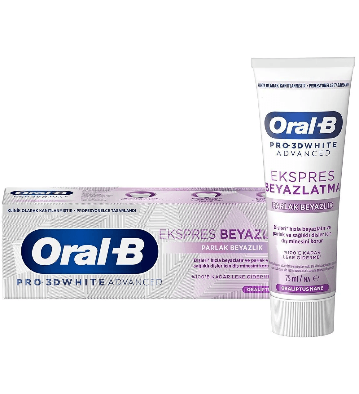 Oral-B Pro-3d White Advanced Ekspres Beyazlatma Parlak Beyazlık 75 Ml