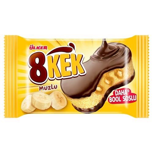 Ülker 8 Kek Muzlu 55 Gr 24 Adet