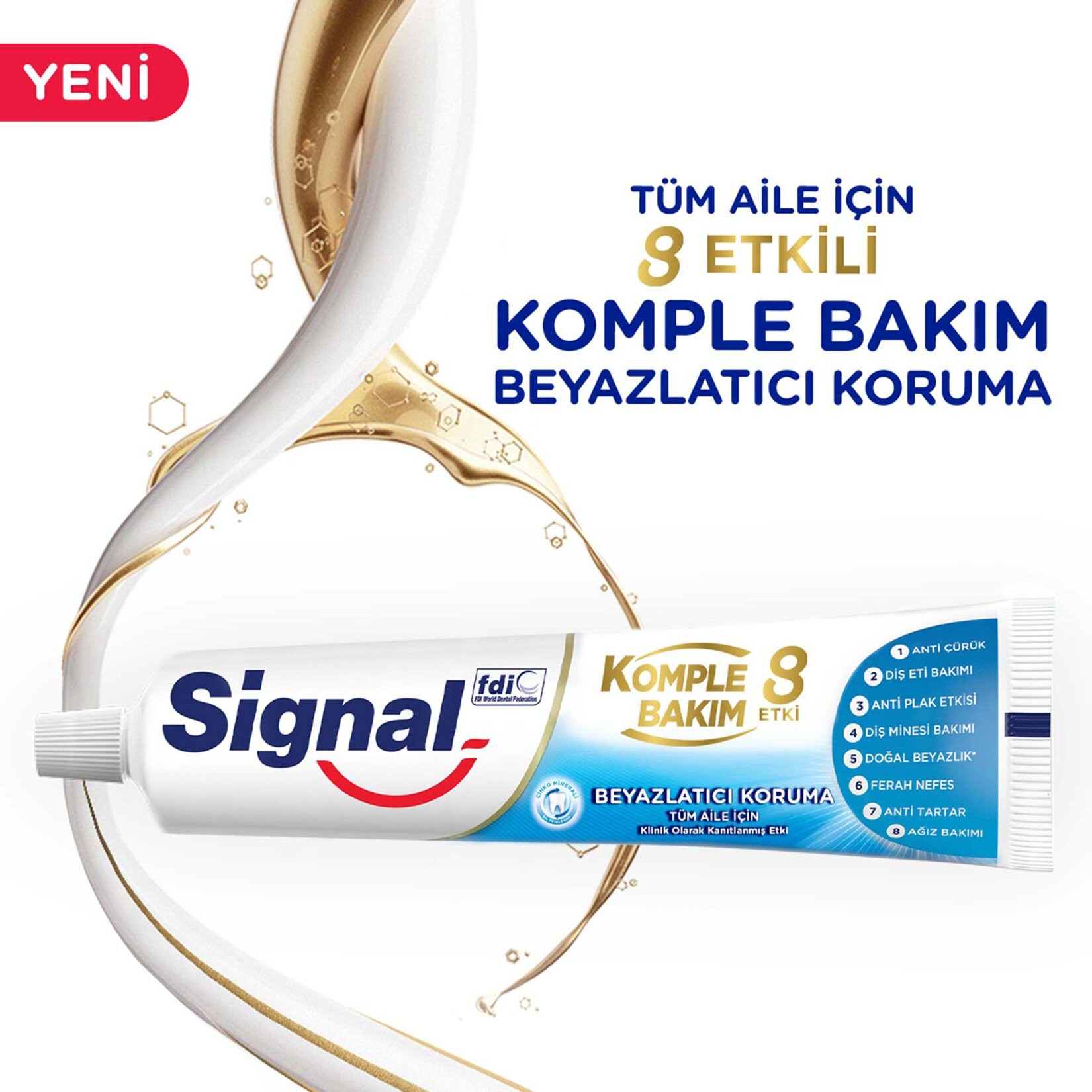 Signal Komple Bakım Beyazlatıcı Koruma Diş Macunu 75 Ml