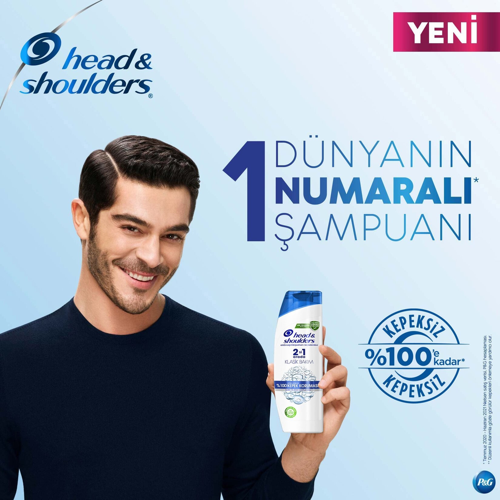 Head&Shoulders Kepeğe Karşı Etkili Şampuan+Saç Bakım Kremi 2 Si 1 Arada Erkekler İçin 330 Ml