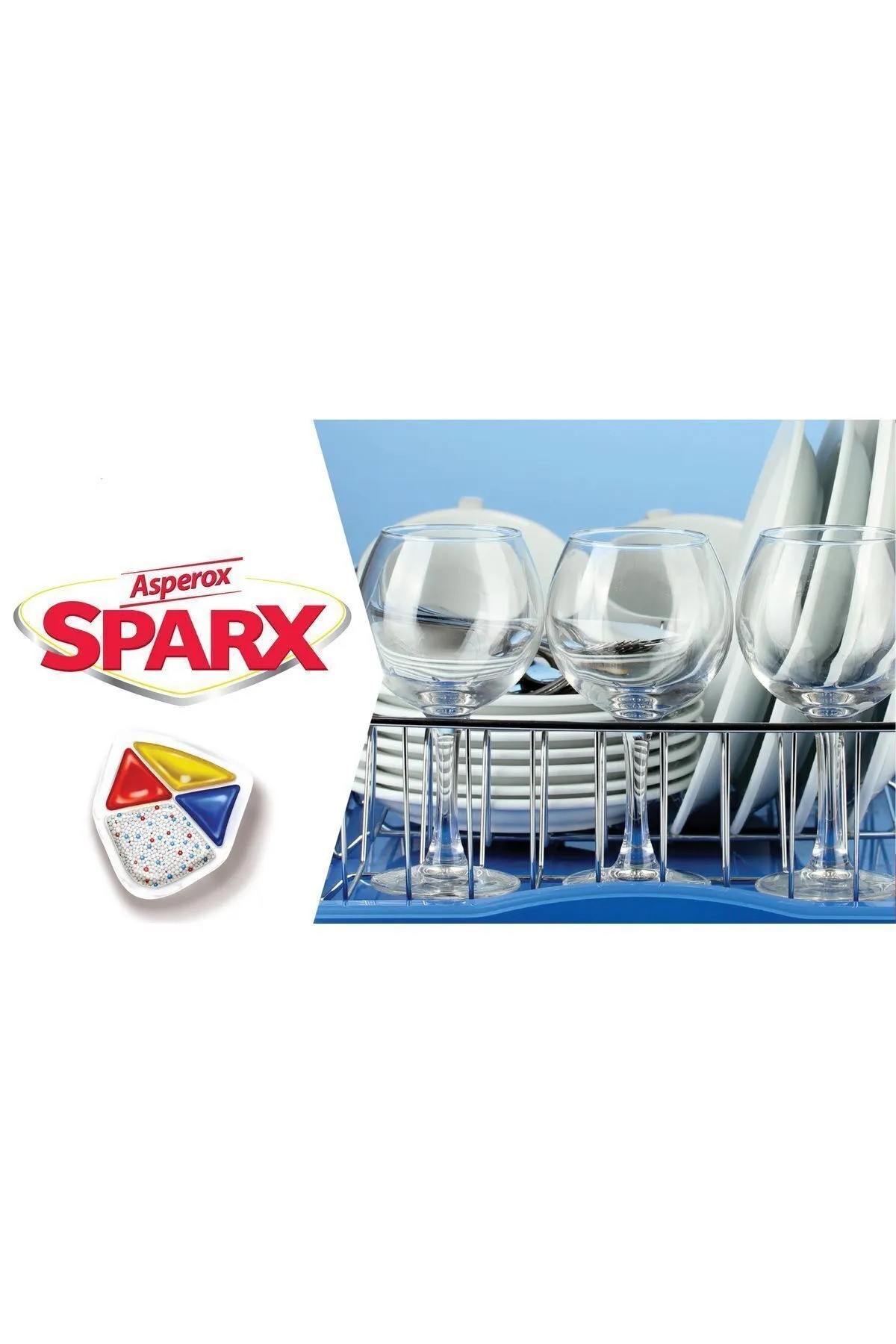 Asperox Sparx Diamond Bulaşık Mak. Tableti 60'lı