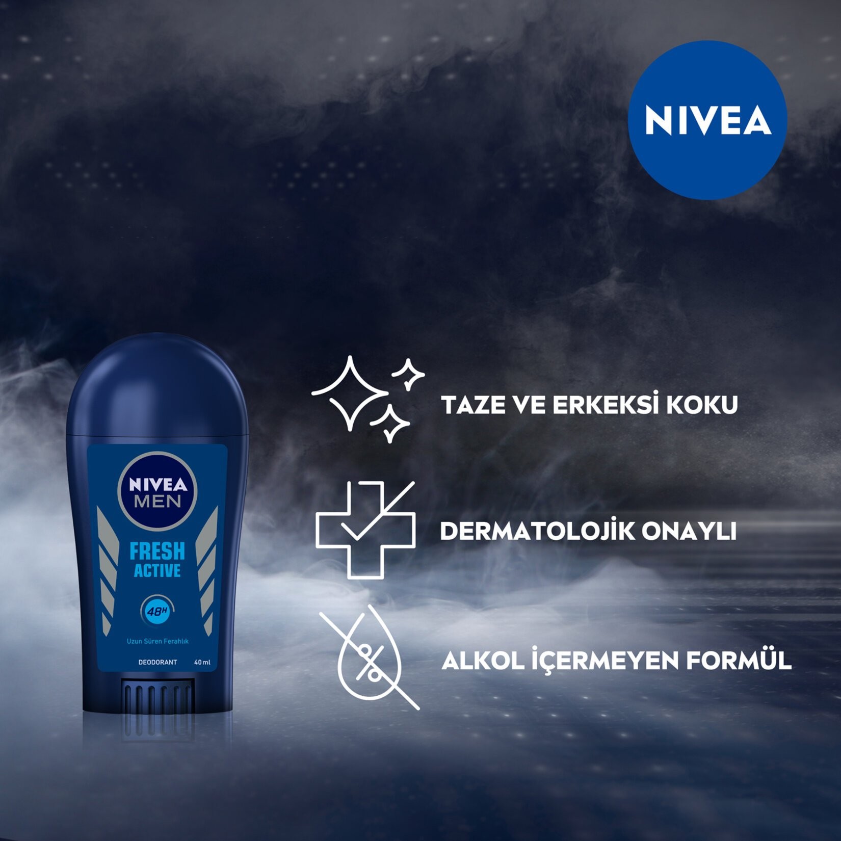 Nivea Men Fresh Active Deodorant 50 Ml