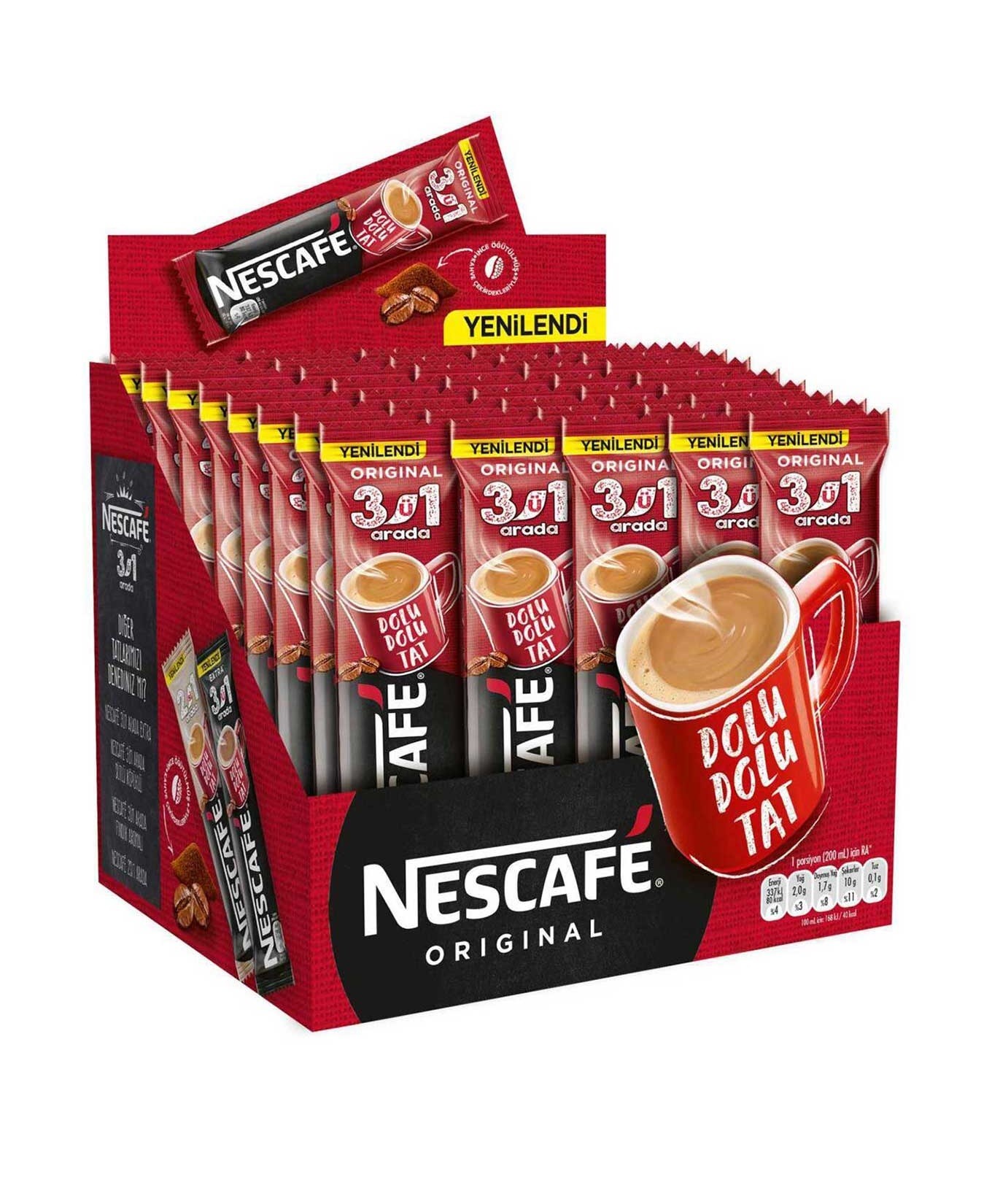 Nescafe 3'ü 1 Arada 72 Adet