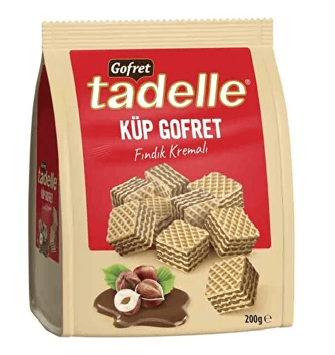 Tadelle Fındık Kremalı Küp Gofret 200 Gr