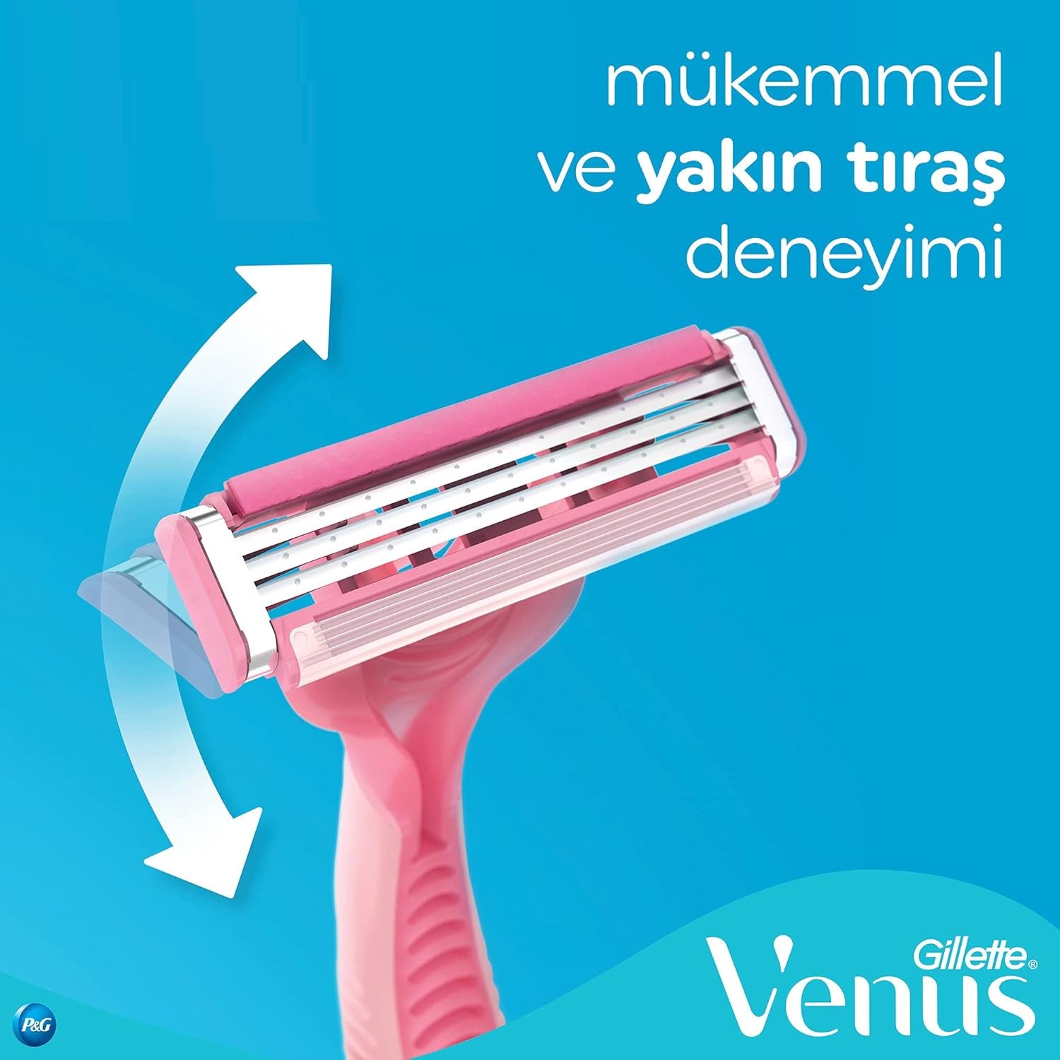 Gillete Simply Venüs 3 Kullan At Kadın Tıraş Bıçağı 4'lü