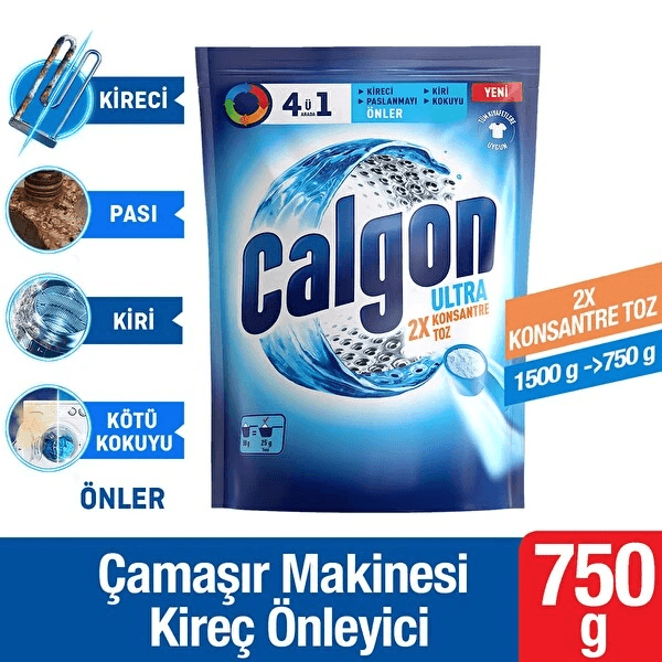 Calgon Ultra 2x Konsantre Toz 750 Gr