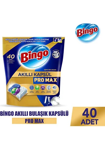 Bingo Akıllı Kapsül Pro Max Hepsi Bir Arada 40'lı