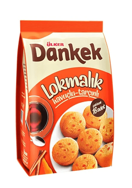 Ülker Dankek Lokmalık Havuçlu Tarçınlı Kek 160 Gr 10'lu