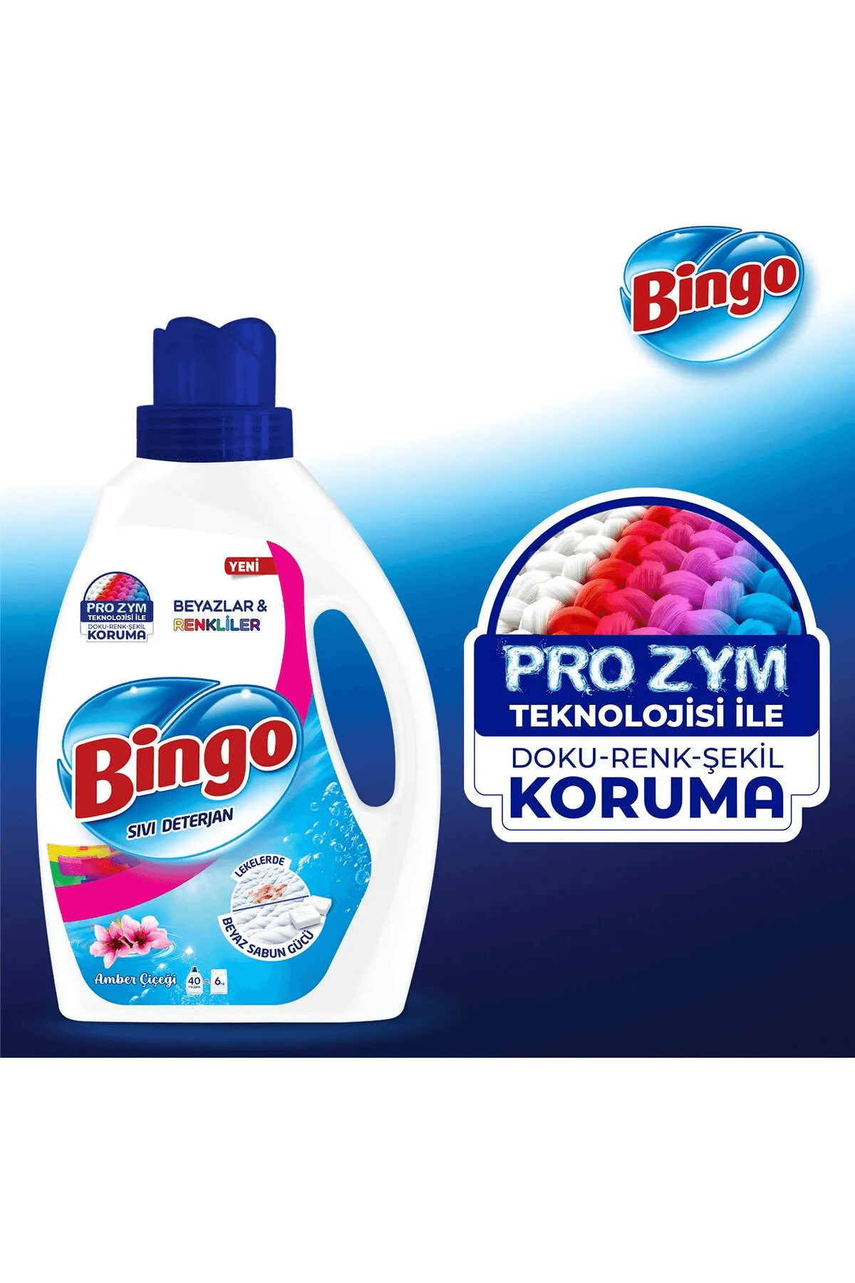 Bingo Sıvı Deterjan 40 Yıkama 2600 Ml