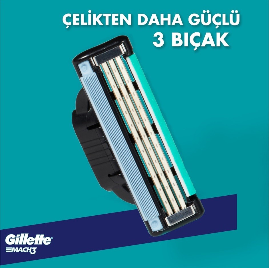 Gillette Mach3 Yedek Tıraş Bıçağı 2 Adet