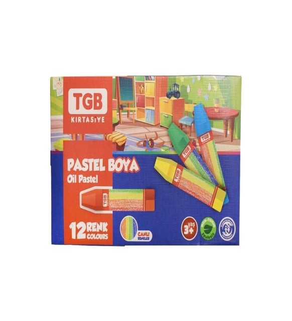 Tgb Kırtasiye Pastel Boya Kalemi Tgb-743a 12 Adet