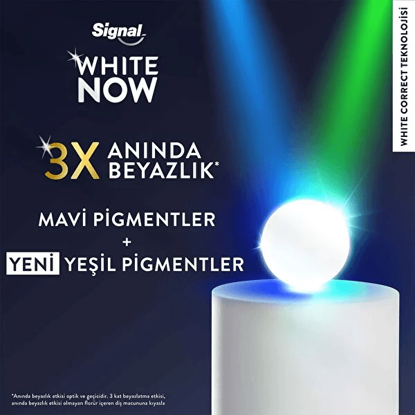 Signal White Now 3 Kat Işıltı Diş Macunu 75 Ml