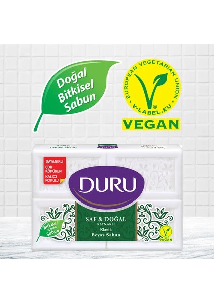 Duru Katı Sabun 4'lü 800 Gr