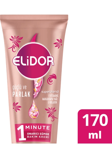 Elidor Güçlü Ve Parlak Onarıcı Süper Bakım Kremi 170 Ml