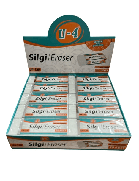 U-4 Eraser Silgi 20 Adet