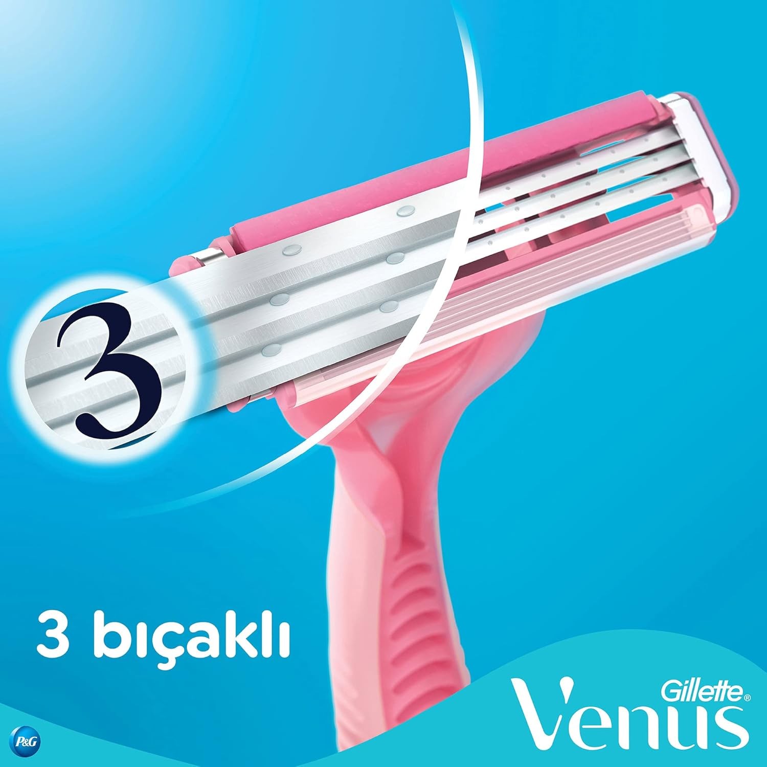 Gillete Simply Venüs 3 Kullan At Kadın Tıraş Bıçağı 4'lü