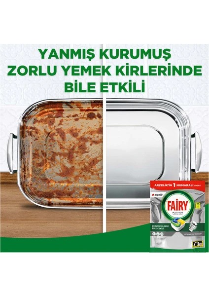 Fairy Platınum Hepsi Bir Arada Bulaşık Mak. Tableti 75'li