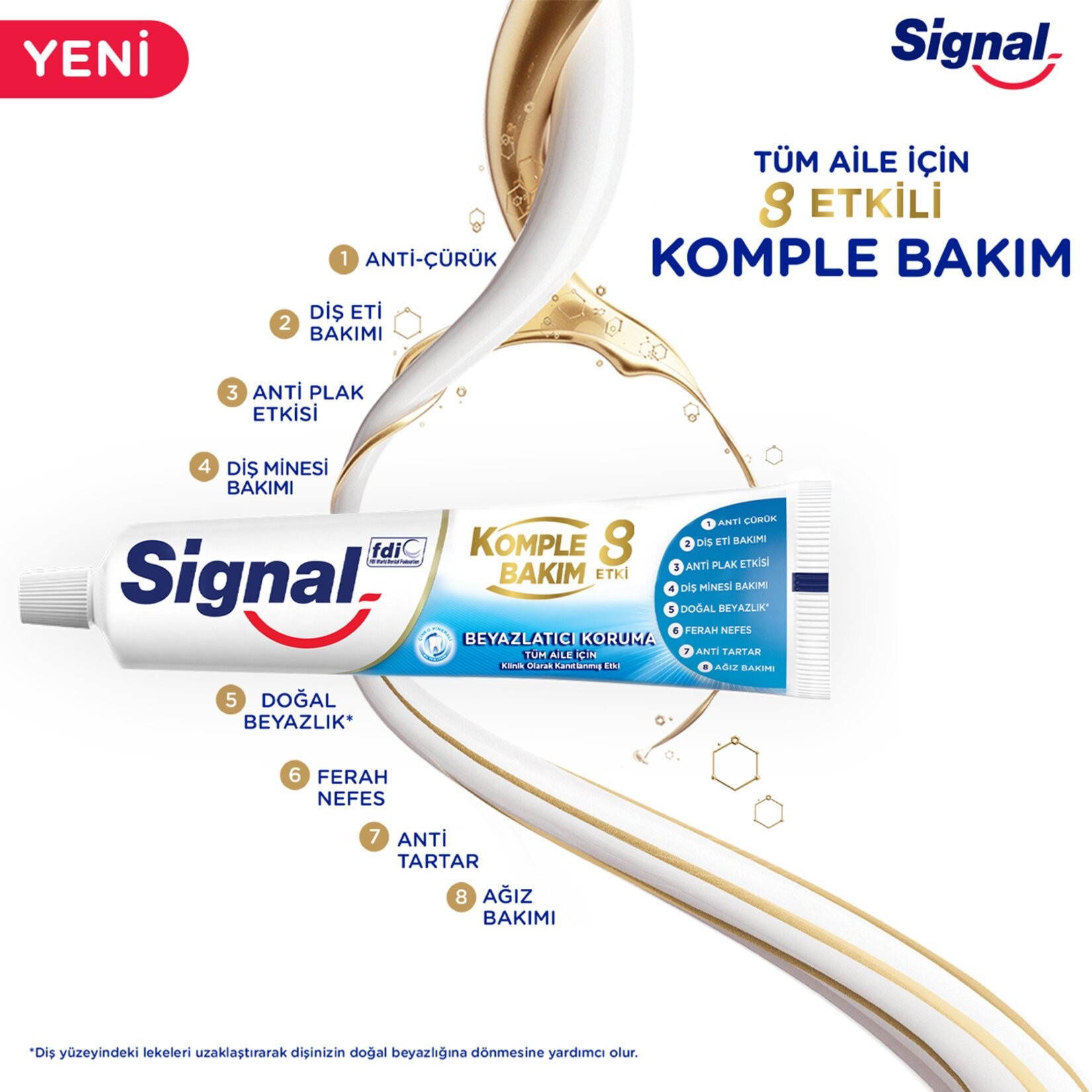 Signal Komple Bakım Beyazlatıcı Koruma Diş Macunu 75 Ml