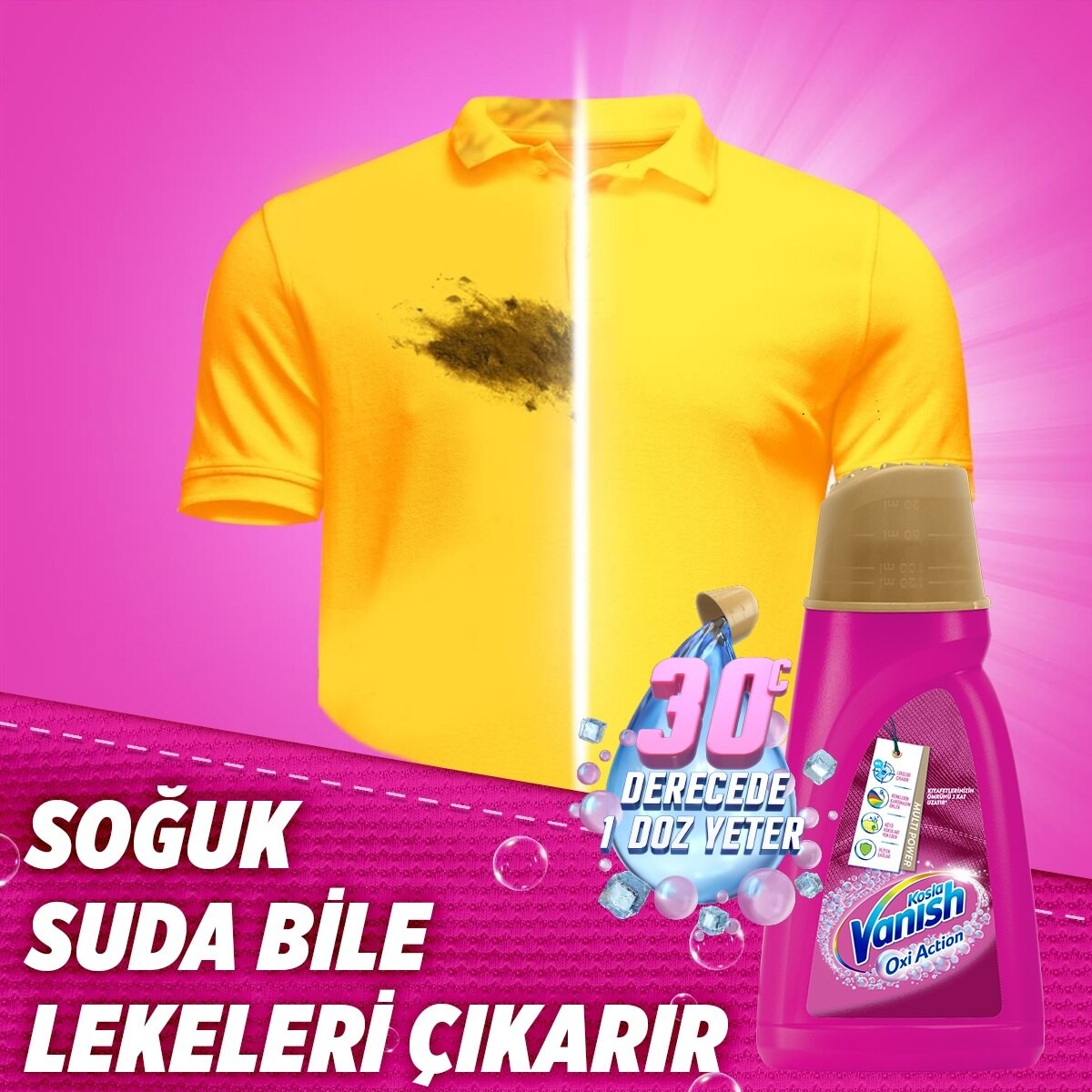 Vanish Oxi Action Leke Çıkarıcı 3000 Ml