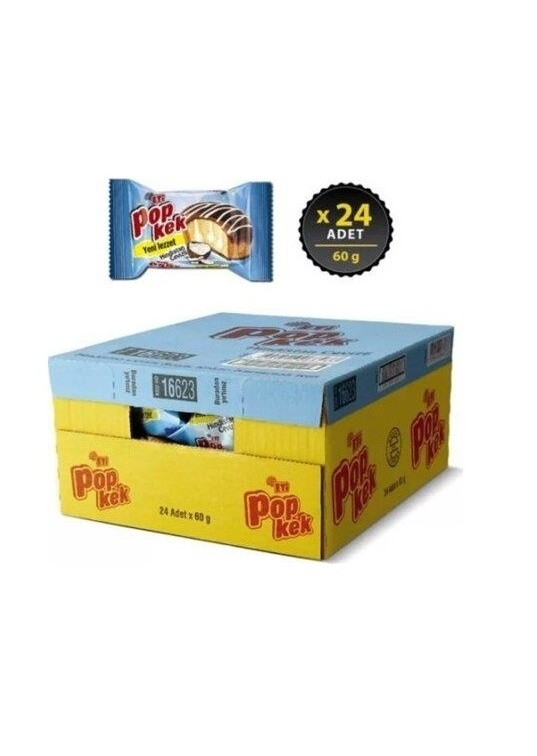 Eti Popkek Hindistan Cevizli 60 Gr 24 Adet