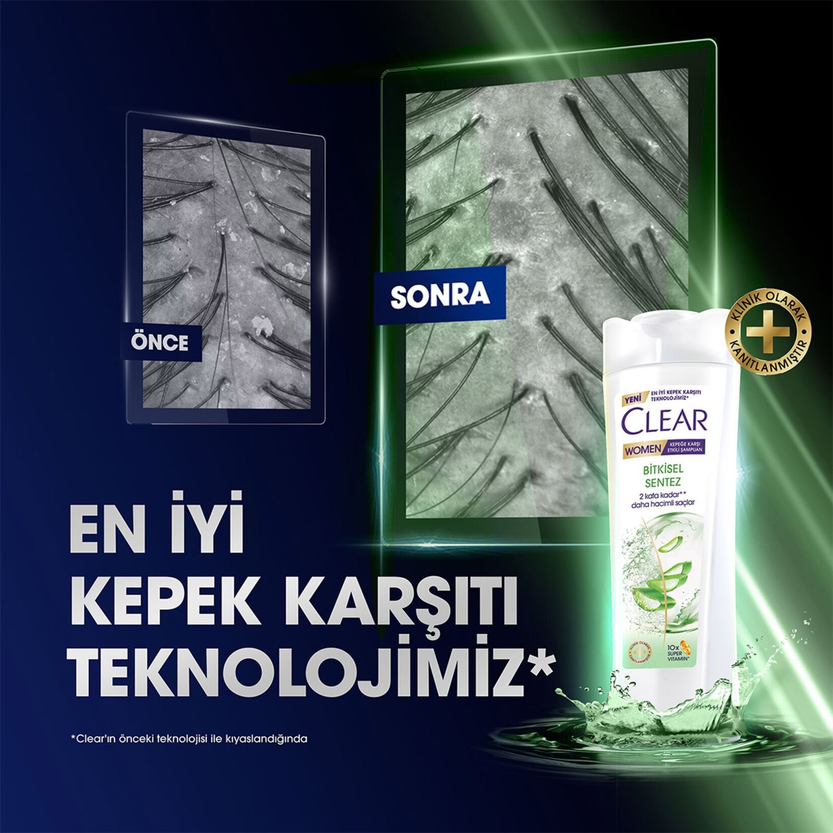 Clear Women Bitkisel Sentez Şampuan 350 Ml