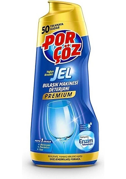 Porçöz Bulaşık Makinesi Deterjanı Premium 900 Ml