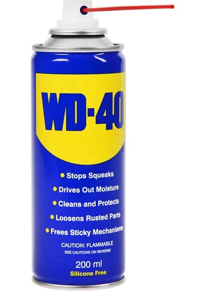 WD-40 Yağ Pas Sökücü Ve Koruyucu Sprey 200 Ml