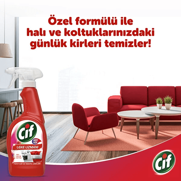 Cif Leke Uzmanı Sprey Temizleyici 750 Ml