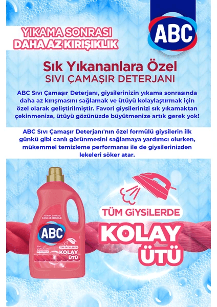 ABC Sıvı Deterjan 3000 Ml