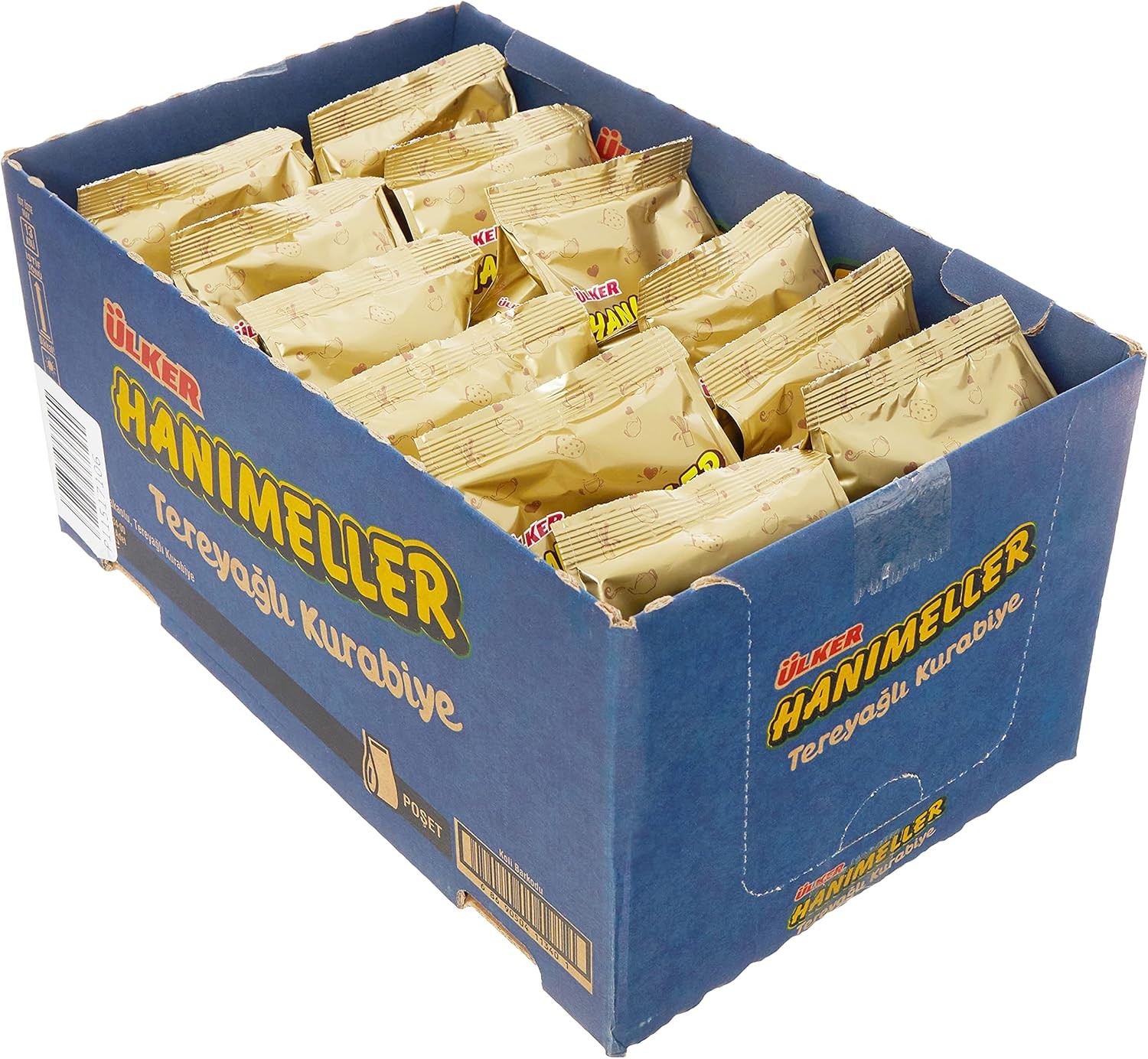 ÜLKER HANIMELLER TEREYAĞLI POŞET KURABİYE 152 GR 12 ADET