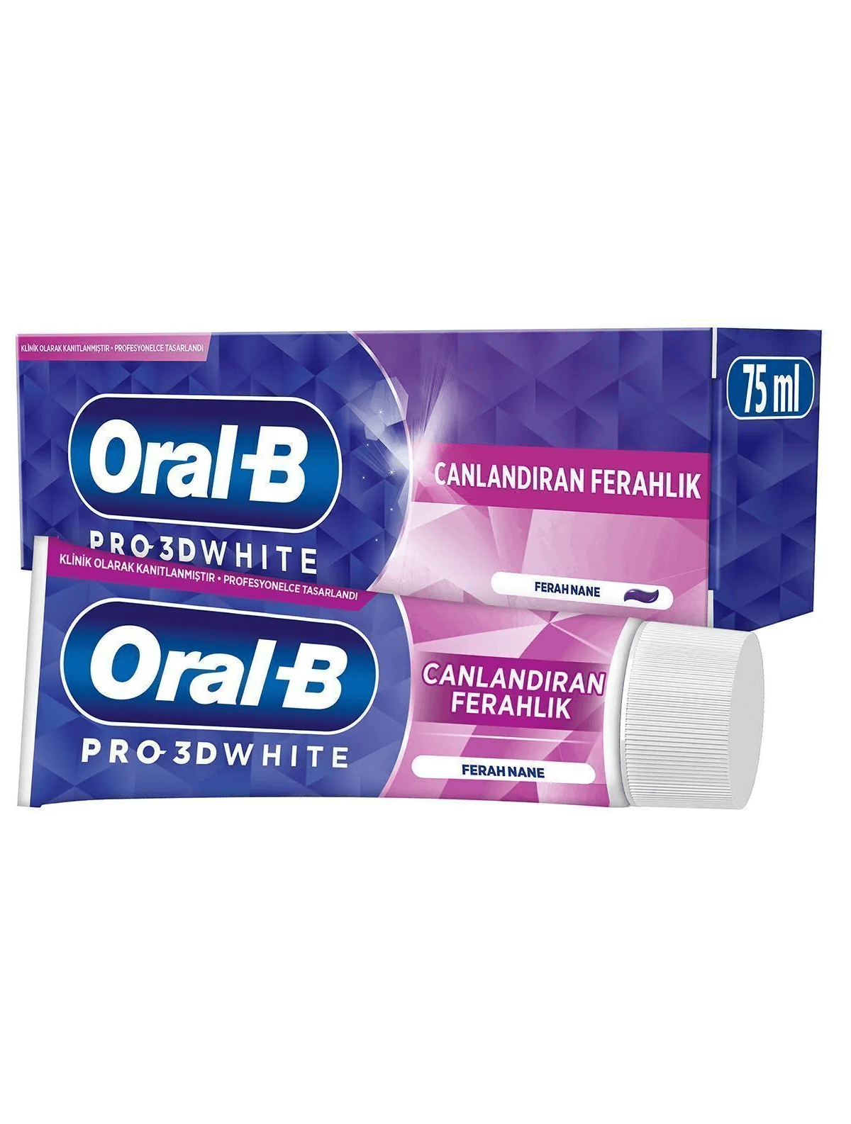 Oral-B Pro-3d White Canlandıran Ferahlık 75 Ml