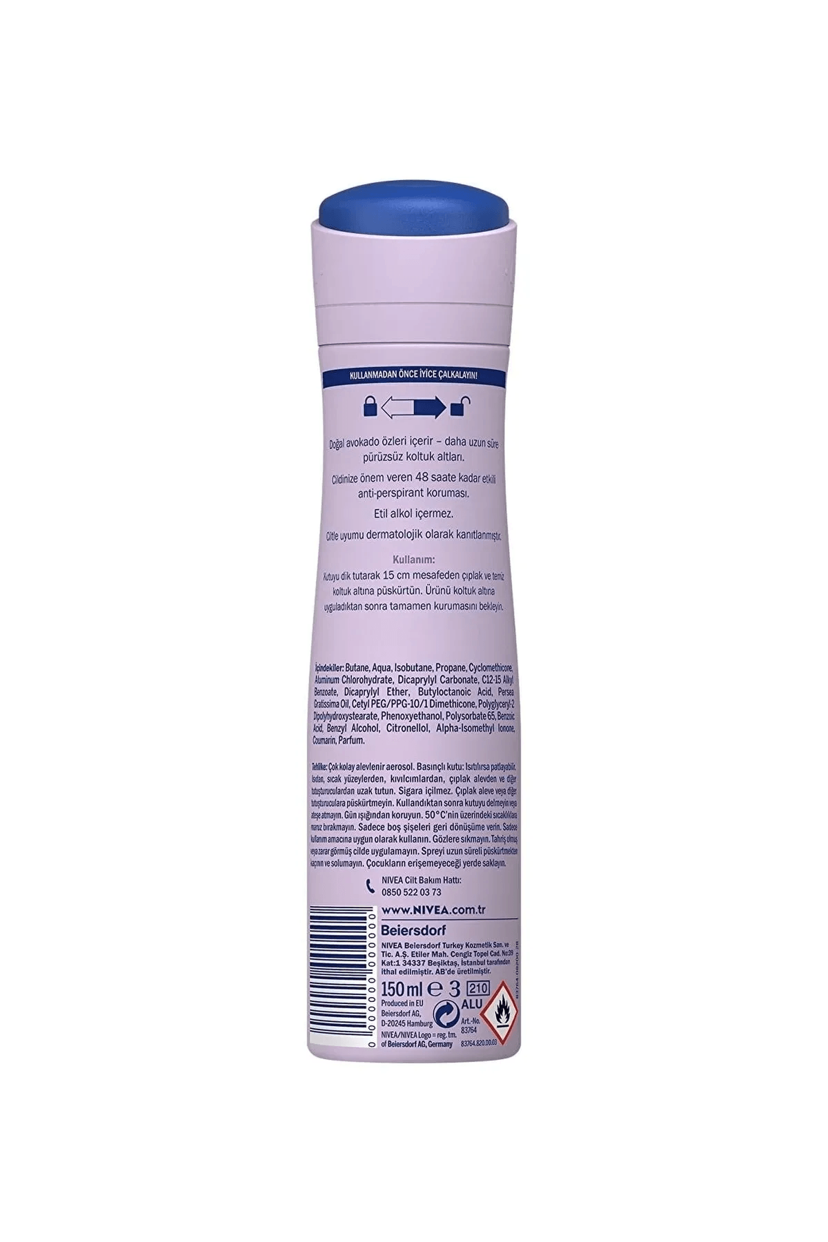 Nivea Anti-Perspirant 48 Saat Koruma Deodorant 150 Ml