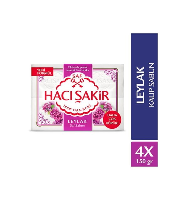 Hacı Şakir Katı Sabun 4'lü 600 Gr