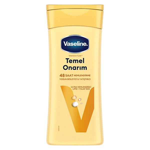 Vaseline Intensive Care Temel Onarım 48 Saat Nemlendirme Vücut Losyonu 200 Ml