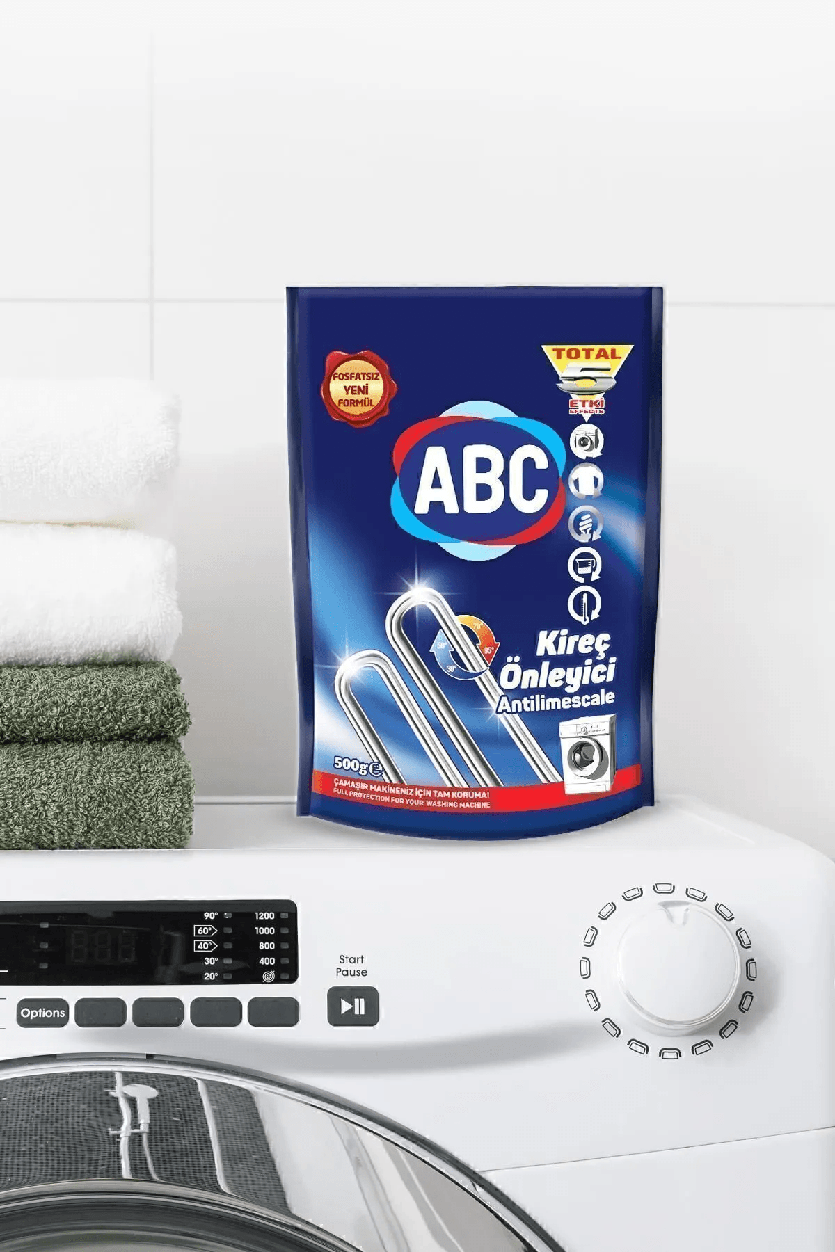 ABC Çamaşır Mak. Kireç Önleyici Antilimescale 500 Gr