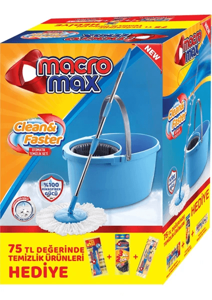 Macro Max Clean&Faster Otomatik Temizlik Seti+Hediyeli