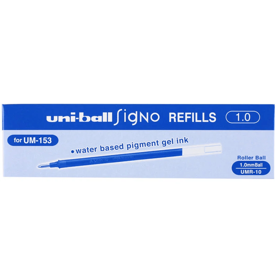 Uni-Ball Umr-10 Signo Refills Mavi İmza Kalemi Yedeği 1.0 Mm Ball Um-153