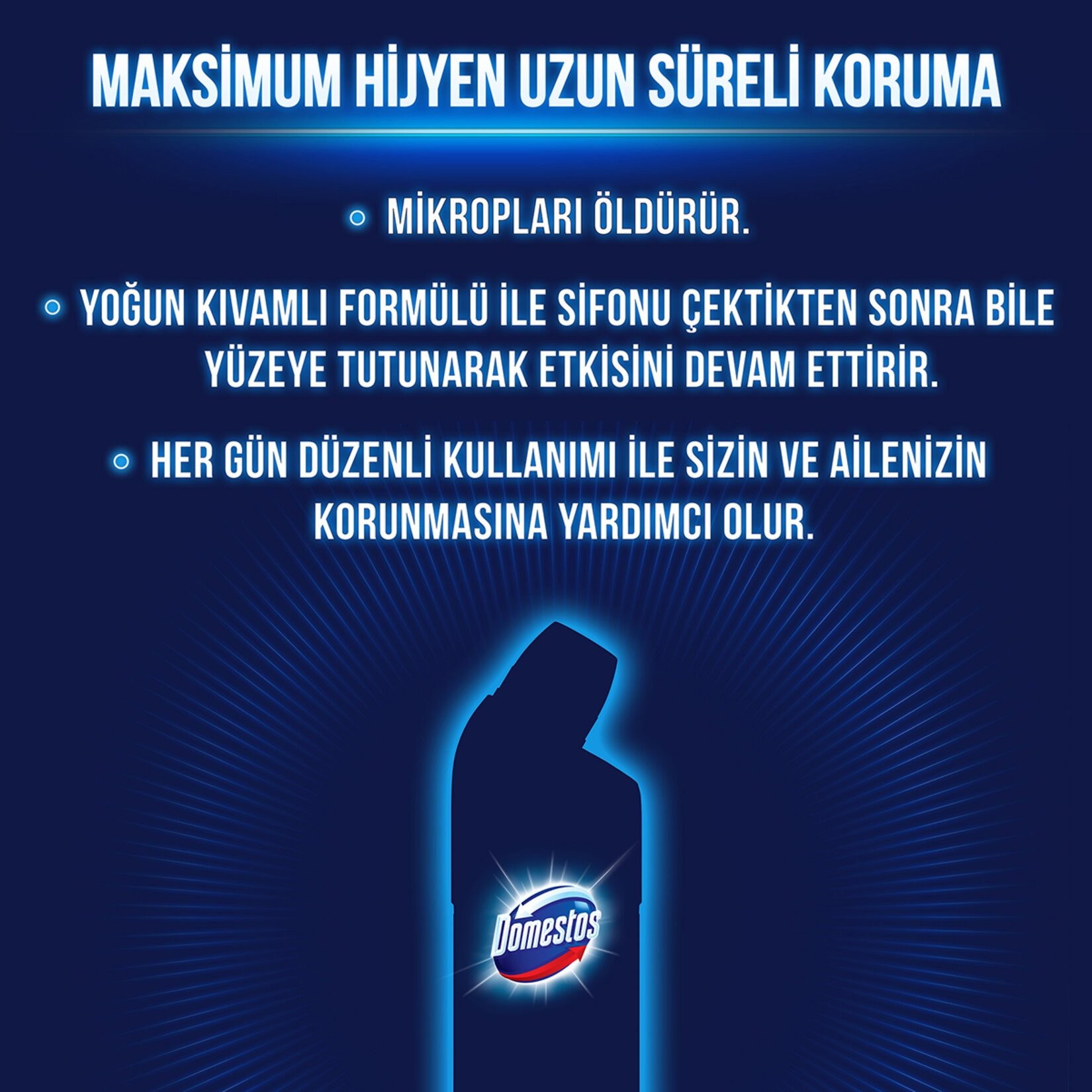 Domestos Yoğun Kıvamlı Çamaşır Suyu 750 Ml