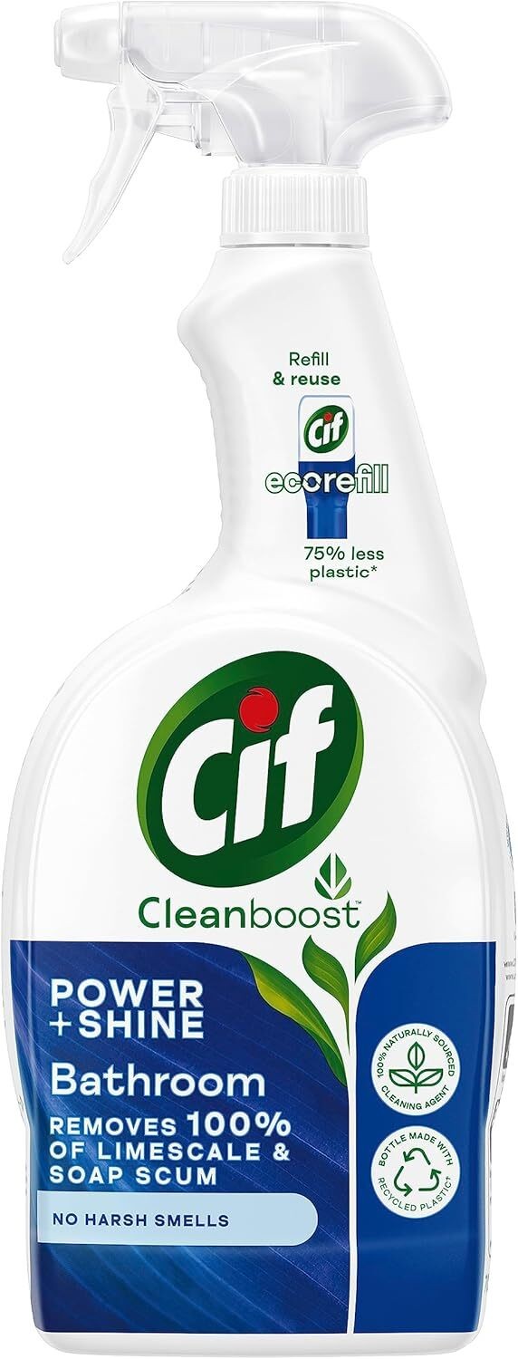 Cif Clean Boost Banyo Sprey Temizleyici 750 Ml