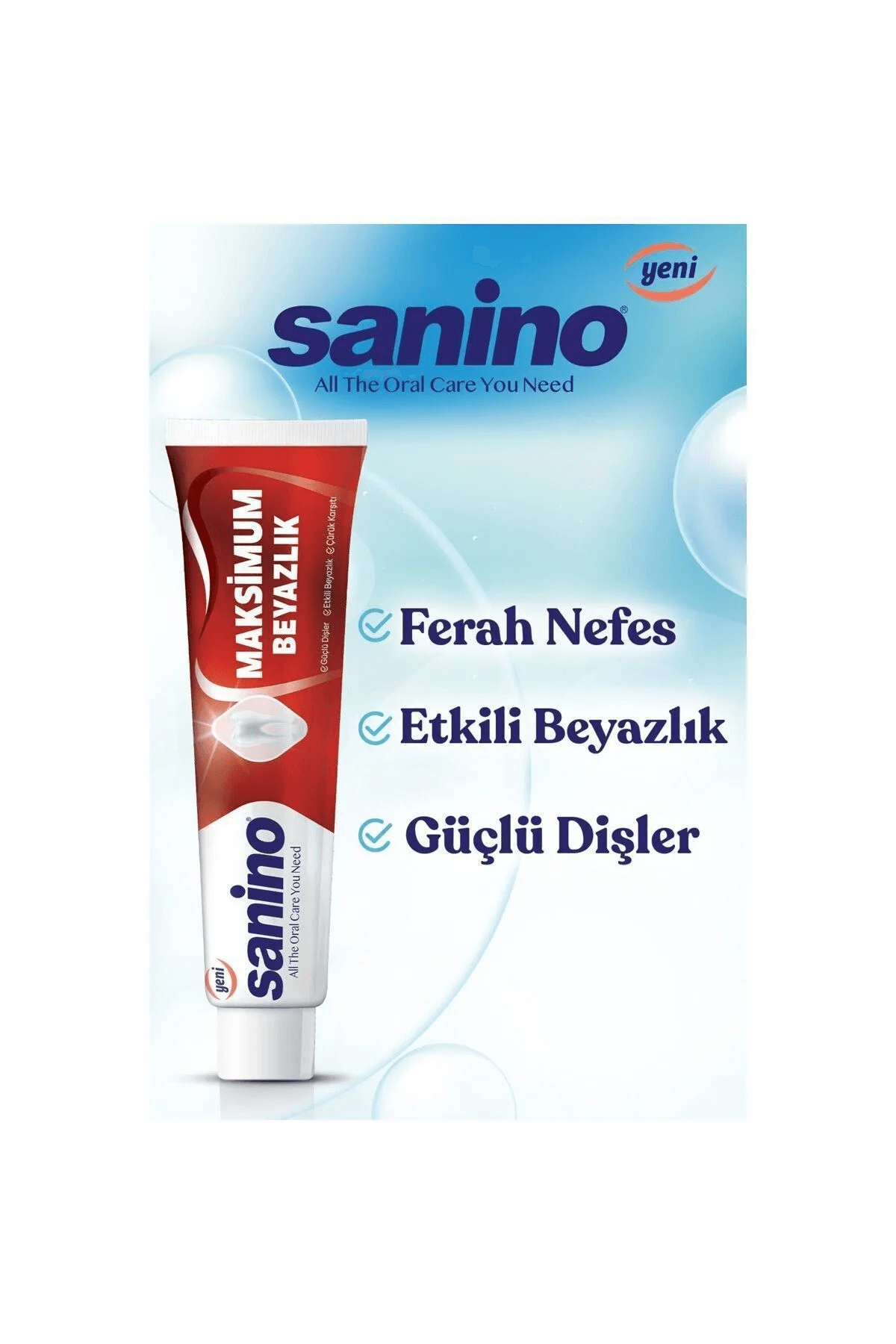 Sanino Maksimum Beyazlık Diş Macunu 75 Ml