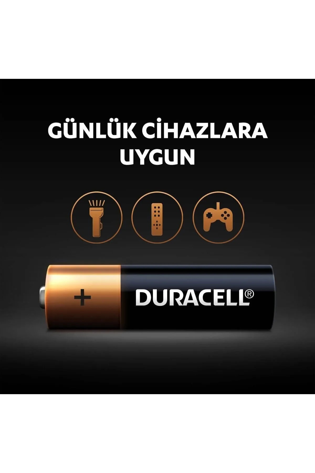 Duracell Alkalin AAA İnce Kalem Pil(LRO3/MN2400) 4'lü Paket