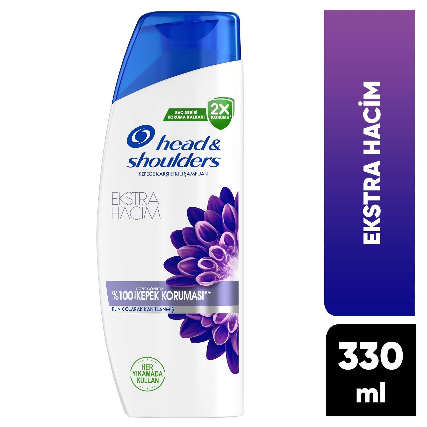 Head&Shoulders Kepeğe Karşı Etkili Extra Hacim Şampuan 330 Ml