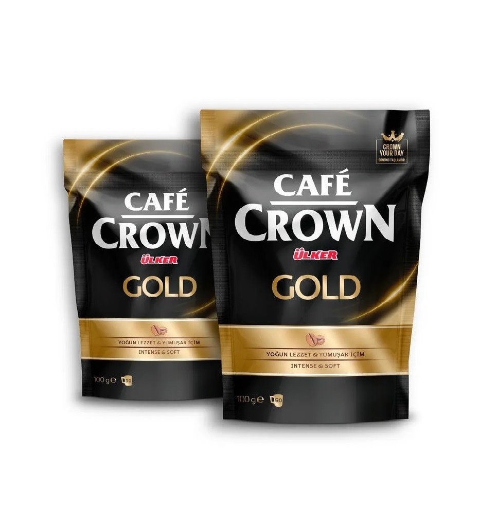 Ülker Cafe Crown Gold Kahve 100 Gr * 2