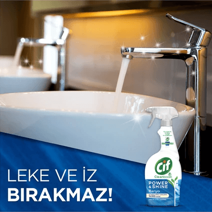 Cif Clean Boost Banyo Sprey Temizleyici 750 Ml