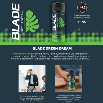 Blade 48 Saat Etkili Deodorant 150 Ml